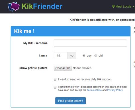 kikfriender dirty|KikFriender .